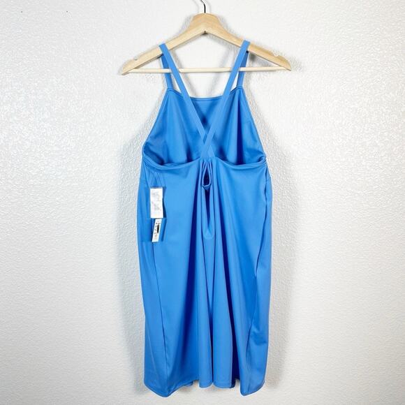 Madewell Womens Flex 2.0 Fitness Dress in Oasis Blue Size 2X - Picture 4 of 8